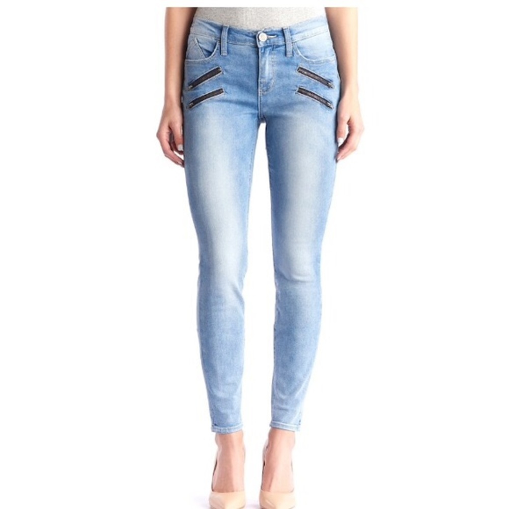 Rock & Republic Kashmiere Zipper Accent Jean